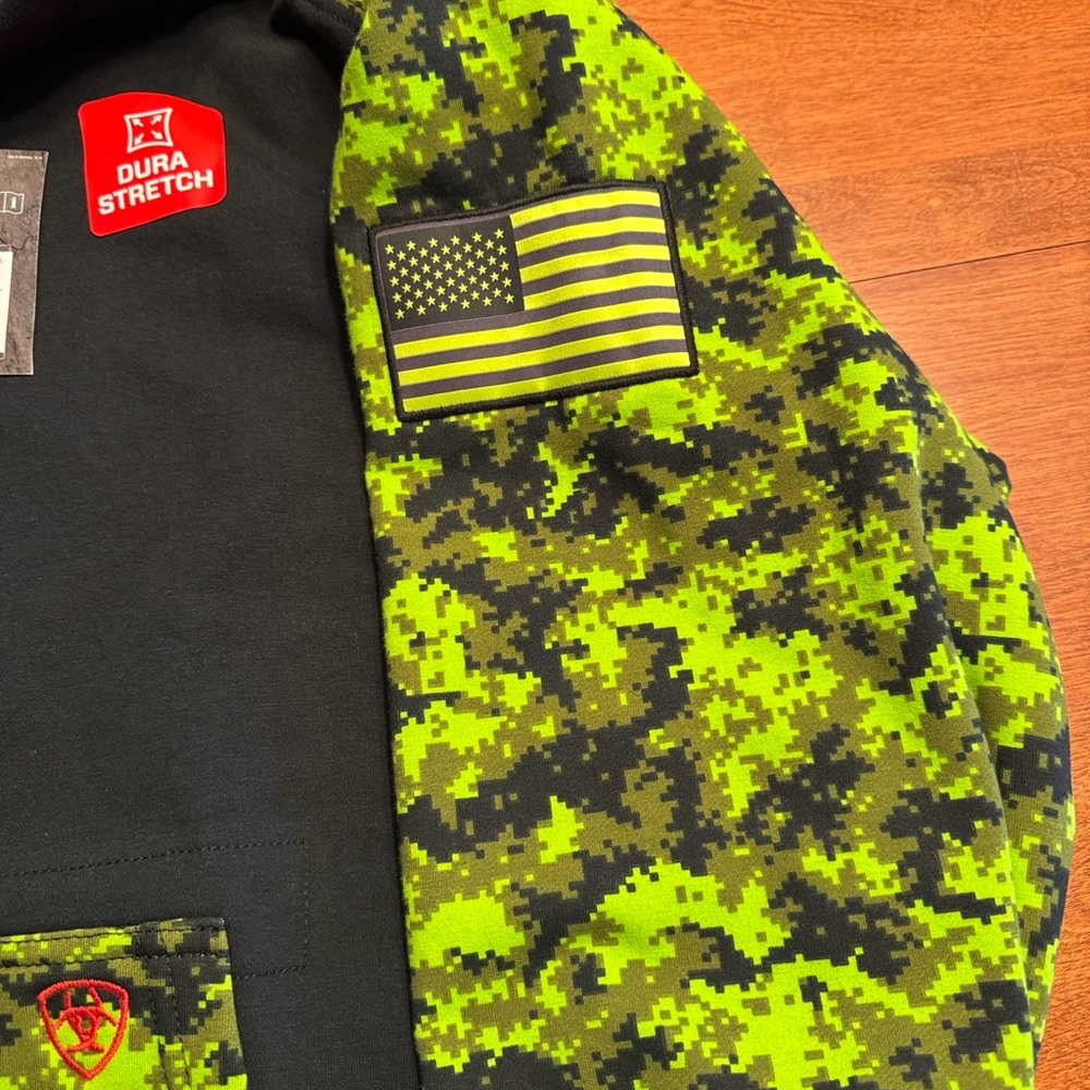 Ariat FR Green Hoodie NWT